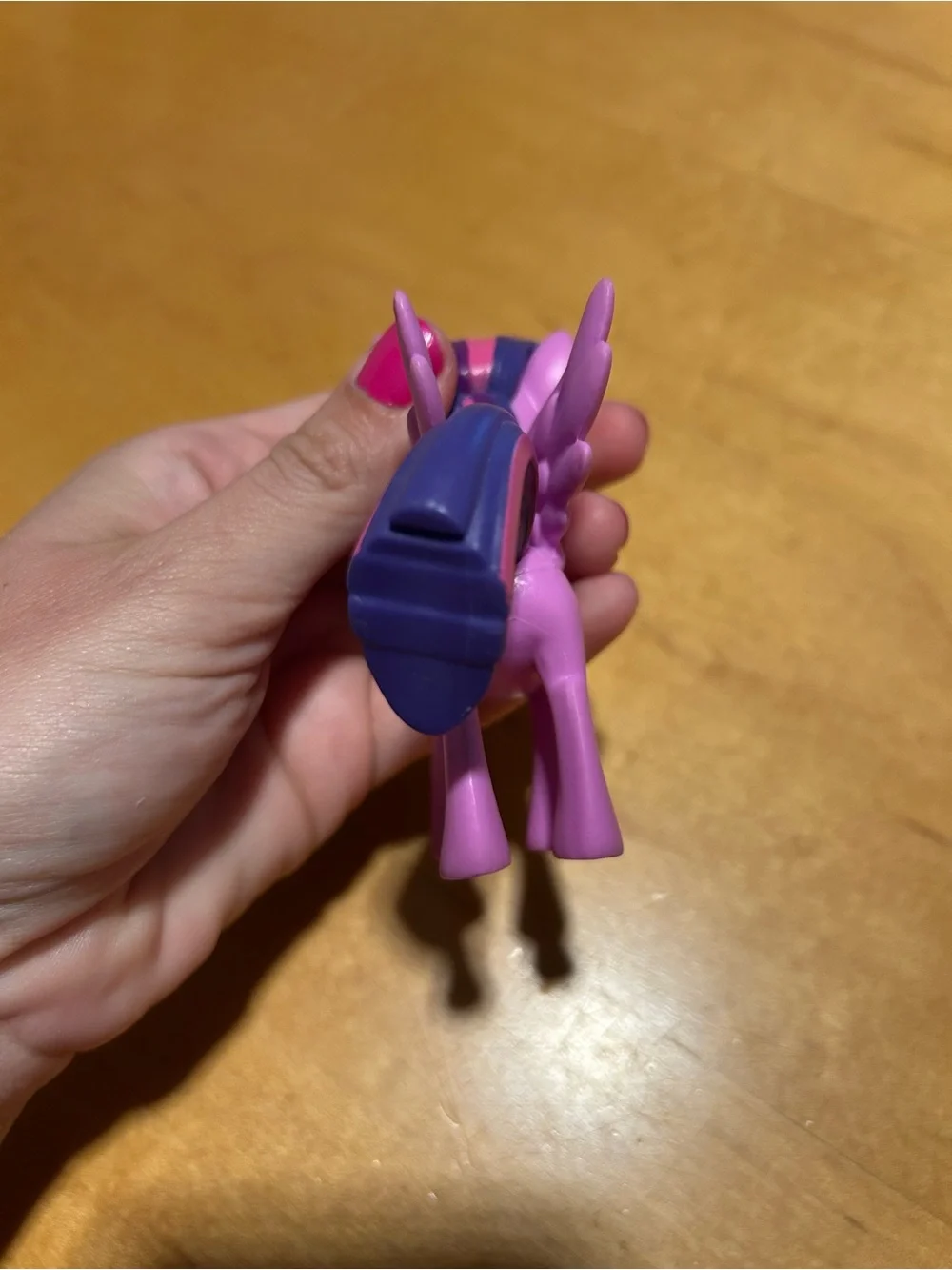 My Little Pony Purple Winged Pony Figure with Pink and Dark Purple Mane
